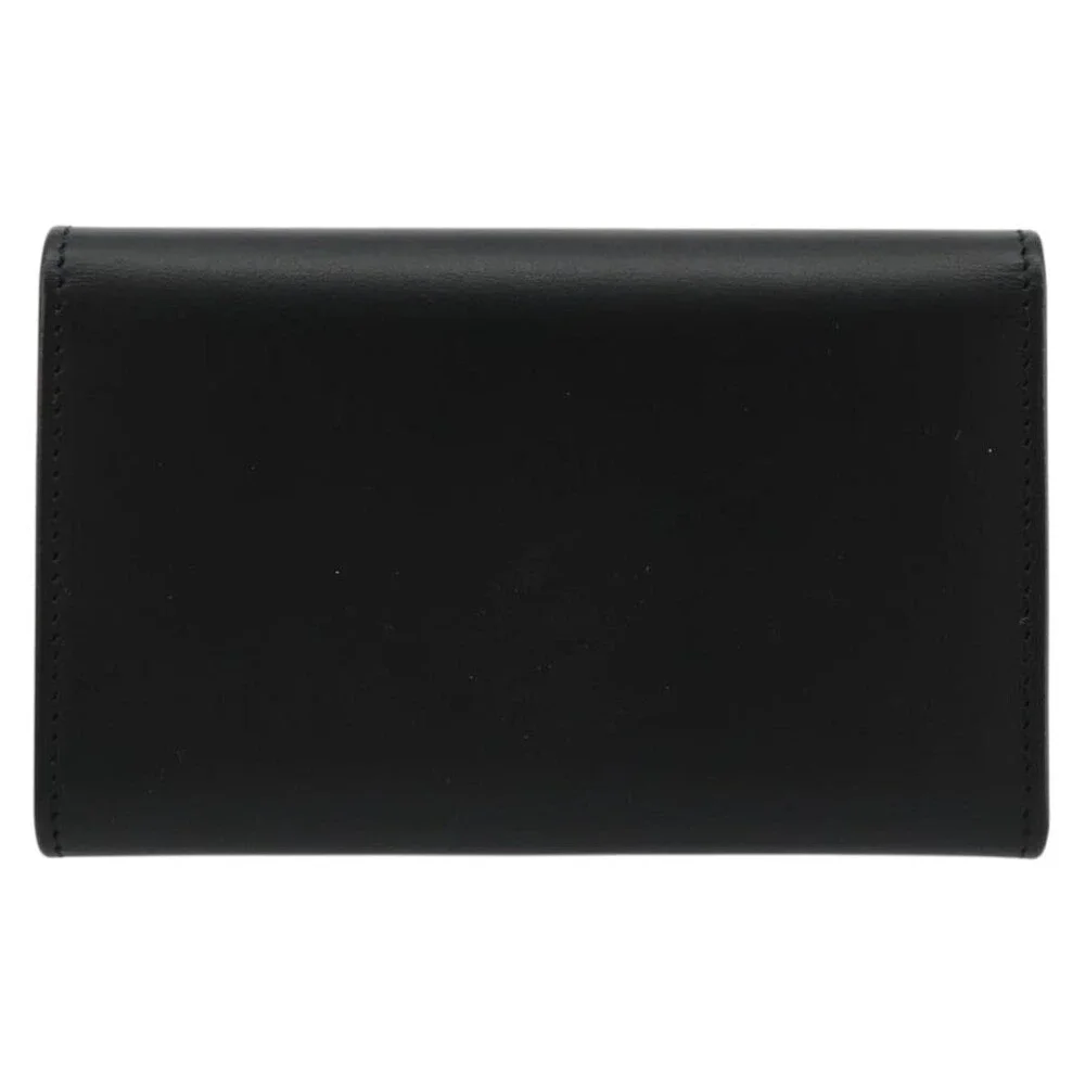 Cartier Leather Pasha Six Hooks Key Case Black